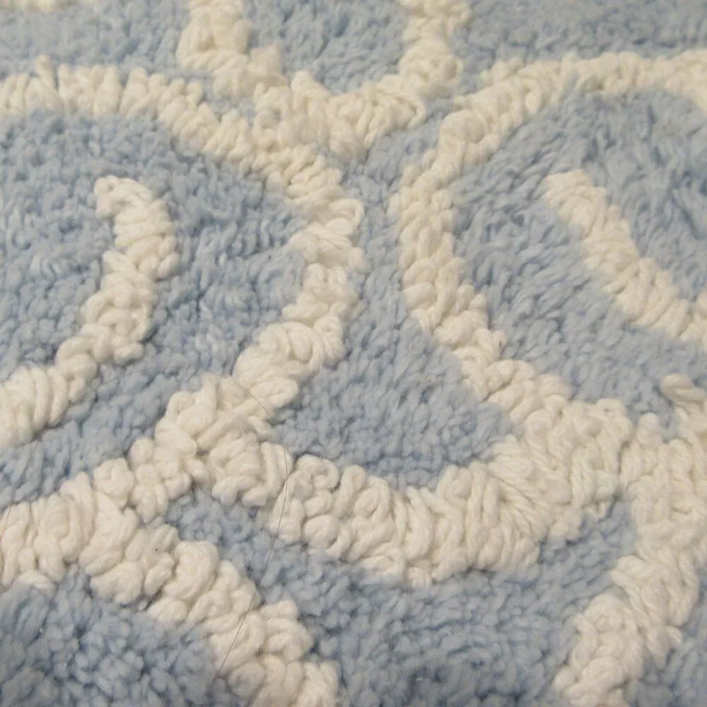 Raj Tufted Cotton Bathroom Mat Area Rug 21